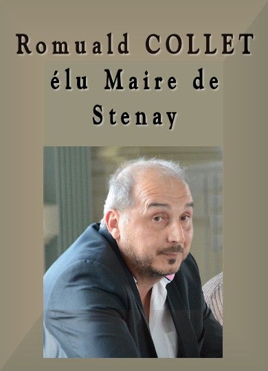 Romuald Collet, élu maire de Stenay